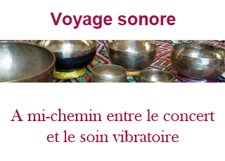 Voyage sonore – bols tibétains et cristal