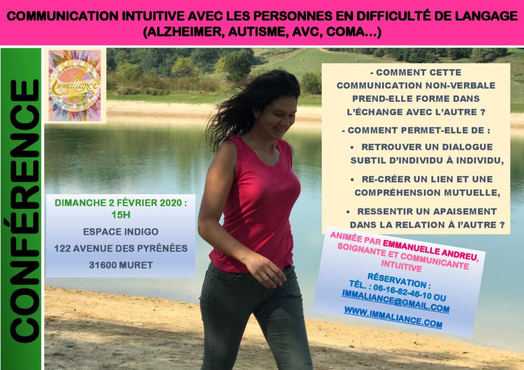 CONFÉRENCE: COMMUNICATION INTUITIVE AVEC LES PERSONNES EN DIFFICULTÉ DE LANGAGE muret