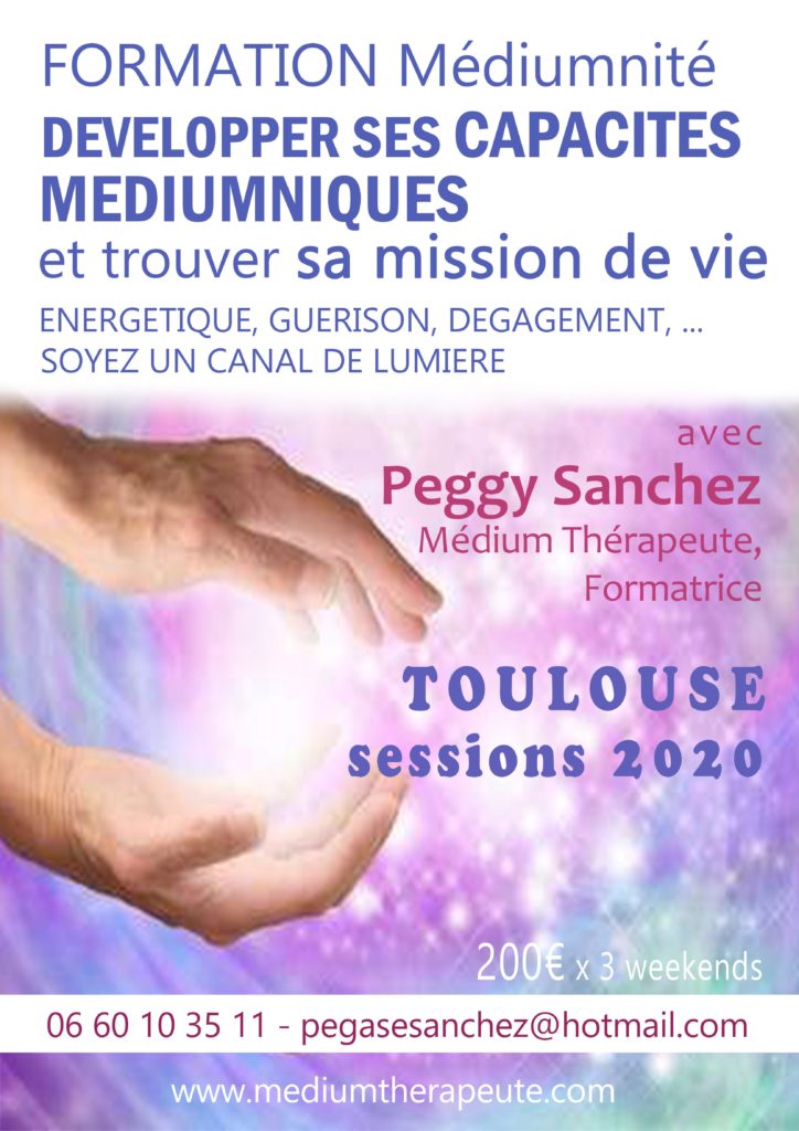 Formation Meduimnité Peggy Sanchez Muret Espace indigo