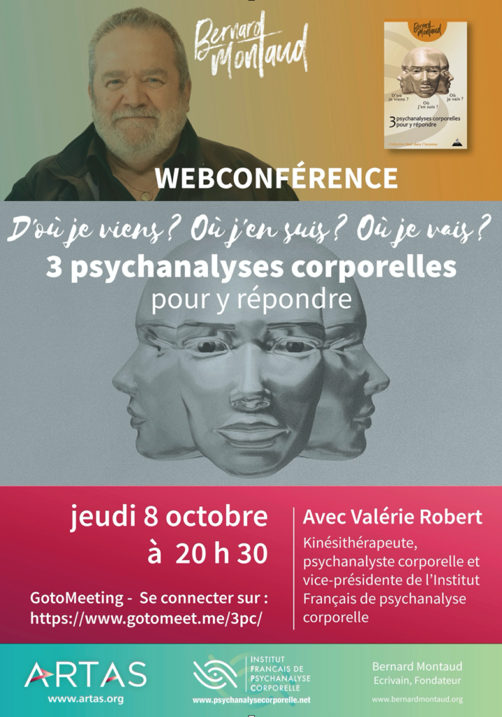 Webconférence de Bernard Montaud sur les 3 psychanalyses corporelles