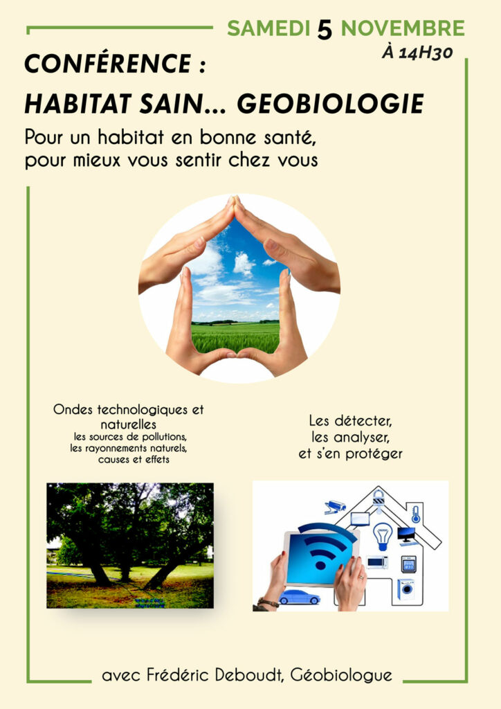 Conférence géobiologie Muret Toulouse Novembre