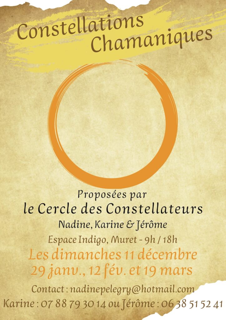 Constellations chamaniques évènement bien etre muret toulouse 2022 2023